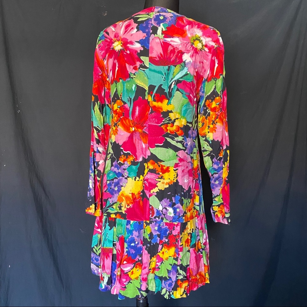 SoLd Vintage Express Floral Dress - Picture 3 of 4